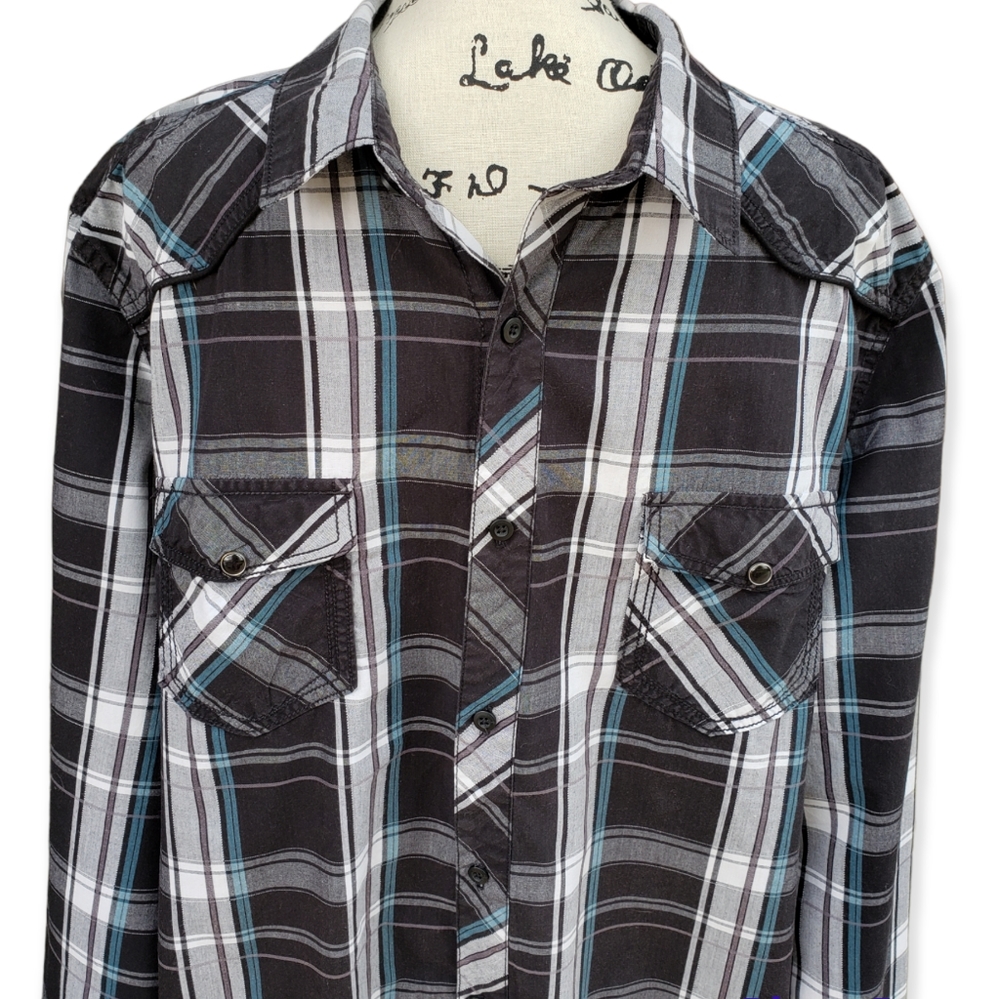 Mens RERUN Western button down - Picture 8 of 8